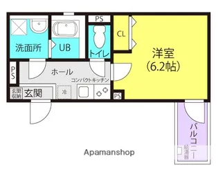 ALEGRIA尼崎西本町【302号室】の間取り