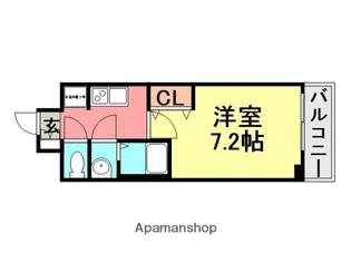 フレシール昭和通【6階】の間取り