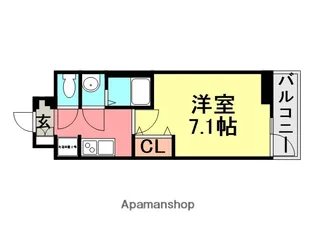 フレシール昭和通【11階】の間取り