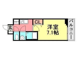 フレシール昭和通【1003号室】の間取り