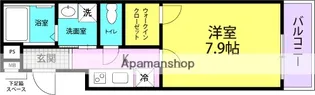 フジパレス立花川辺公園ウエスト【202号室】の間取り