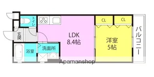 ラモーナ東大物町【302号室】の間取り