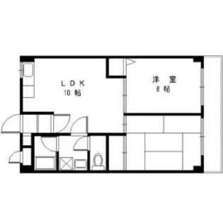クレール武庫之荘【4階】の間取り