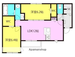メゾン喜【2階】の間取り