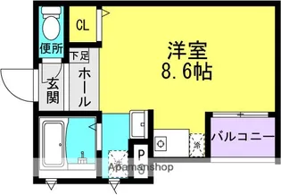 CAMELLIAカメリア【202号室】の間取り