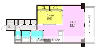 東園田ストークハイツ【108号室】の間取り