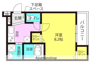 フジパレス船詰公園東【3階】の間取り