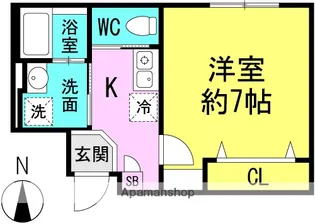 ALEGRIA武庫之荘【2階】の間取り