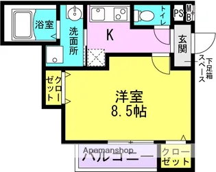 フジパレス阪急園田駅北Ⅲ番館【2階】の間取り
