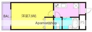 メゾンWO南七松【3階】の間取り