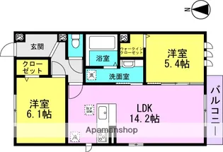 ピア・プランドール4【201号室】の間取り