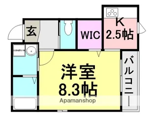 セレーノ塚口【105号室】の間取り
