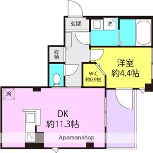 レガリア東園田【2階】の間取り