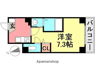 AILE尼崎西【2階】の間取り
