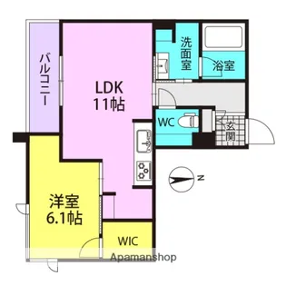 ARVITA塚口(アルヴィータ塚口)【2階】の間取り