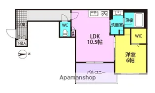 ARVITA塚口(アルヴィータ塚口)【203号室】の間取り
