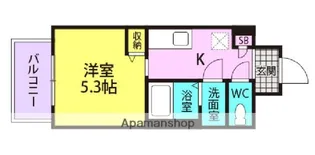 シロハイヌ尼崎中央【702号室】の間取り