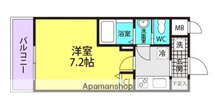 AILE南武庫之荘west【2階】の間取り