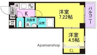 ヴェルステック南塚口【307号室】の間取り