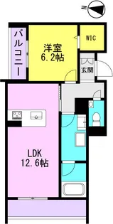 兵庫県尼崎市潮江2丁目【マンション】の間取り