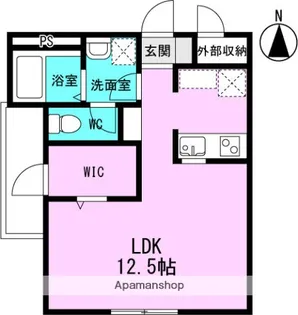 GLANZ COURT JOHN 立花町【2階】の間取り