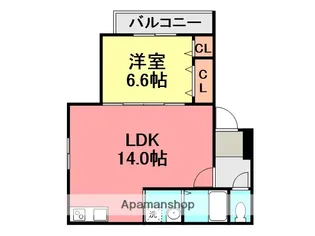 フジパレスJR尼崎【3階】の間取り