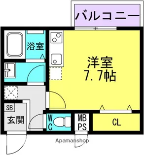 AILE南塚口5【2階】の間取り