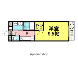 らくい【105号室】の間取り