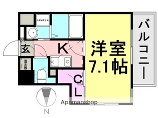 シャルマン立花【602号室】の間取り