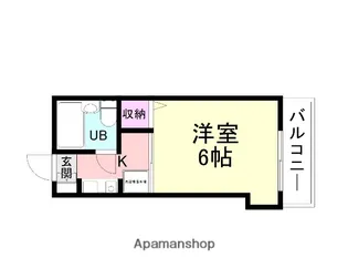アスターハイツ武庫之荘【103号室】の間取り