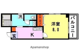 ROCK【6階】の間取り