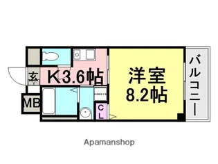 アーデン塚口【7階】の間取り