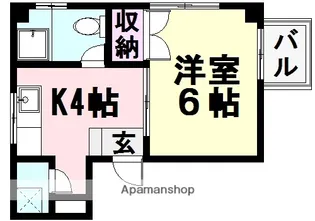 エンプレス南塚口【201号室】の間取り
