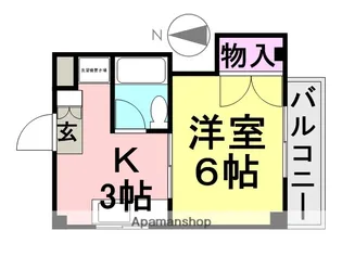 エンプレス南塚口【2階】の間取り