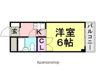 河村マンション【204号室】の間取り