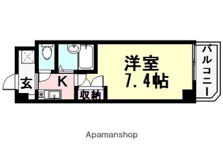 ジュネス立花【301号室】の間取り