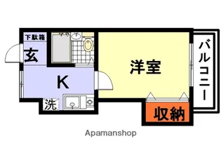 メゾン武庫之荘WEST【101号室】の間取り