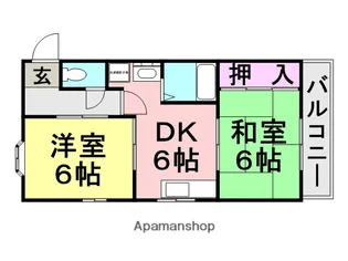 フェリーチェ立花【3階】の間取り