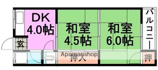 栄マンション【4C号室】の間取り
