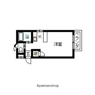 ベルトピア塚口5【101号室】の間取り