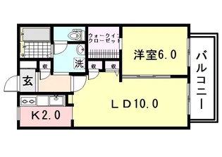 エフネン R フェルト【103号室】の間取り
