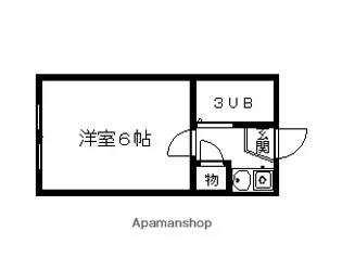 第5カシノハイツ【1階】の間取り
