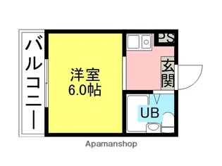クリオコート浜田【301号室】の間取り