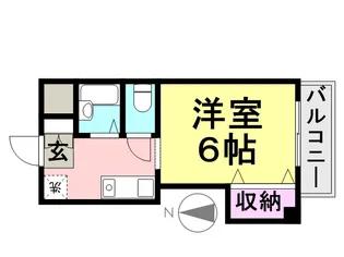 クレールオオトシ【102号室】の間取り