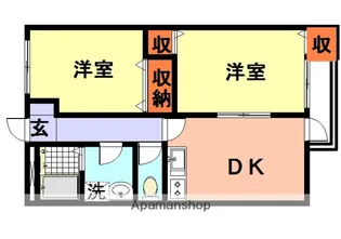 メゾンドM【202号室】の間取り