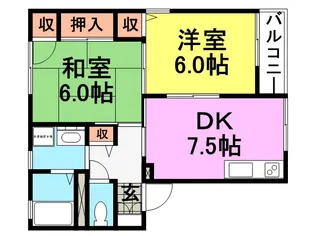 ルヴェランス【2階】の間取り