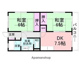 グランコート武庫之荘【3階】の間取り