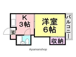 サンベールハイム【206号室】の間取り