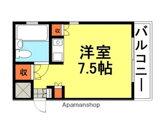 メゾンフィルブロード【103号室】の間取り