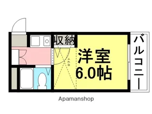 サンパレス21南武庫之荘【203号室】の間取り